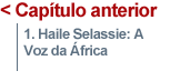 1. Haile Selassie: Voz da frica